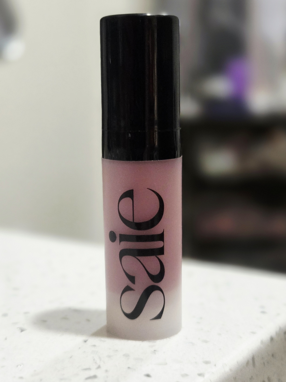 SAIE Pink Matte Liquid Dew Blush